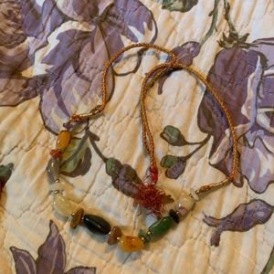 Vintage gemstone necklace